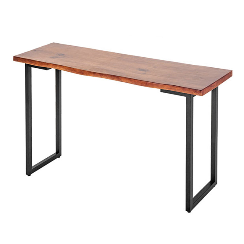 Industrial 1/2/7 Pieces Solid Wood Bar Table Set Rectangular Counter Set for Home Use