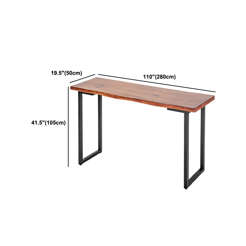 Industrial 1/2/7 Pieces Solid Wood Bar Table Set Rectangular Counter Set for Home Use
