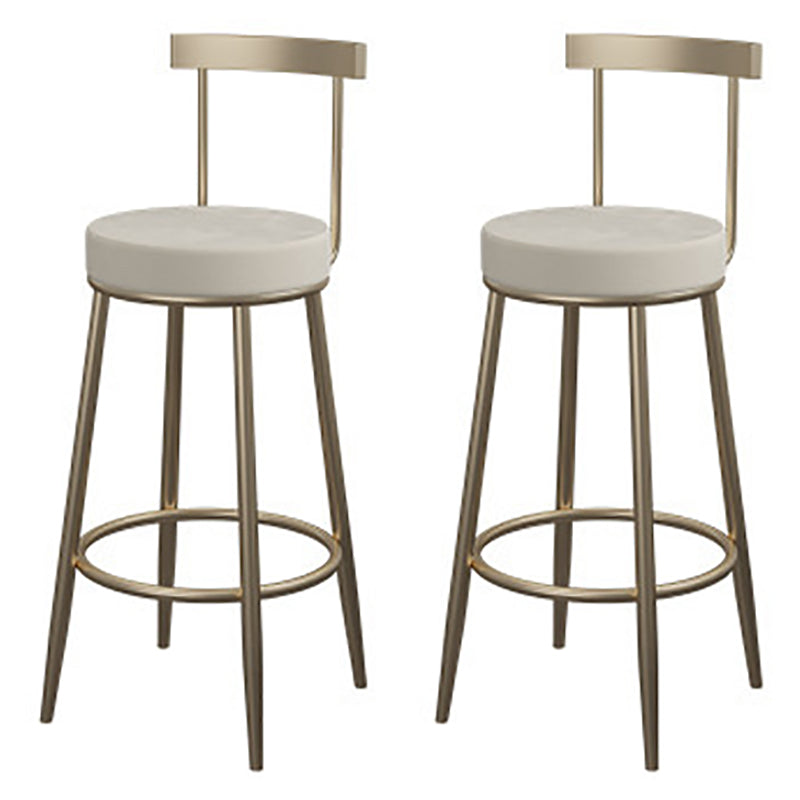 Glam 1/2/3/5 Pieces Bar Table Set Rectangle Bar Table with Metal High Stools for Home