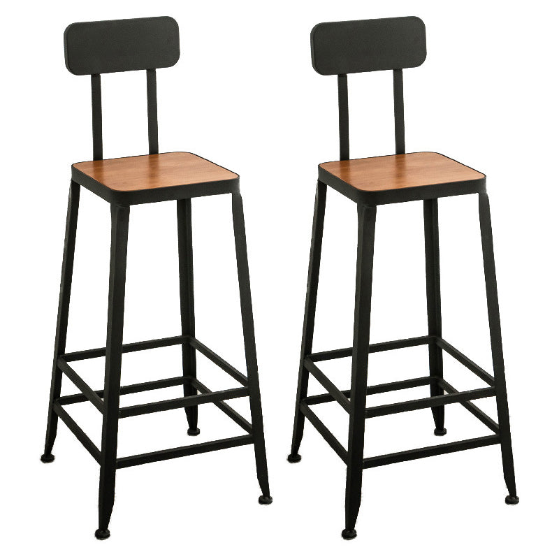 Industrial 1/2/9 Pieces Solid Wood Bar Table Set Rectangular Counter Set for Home Use