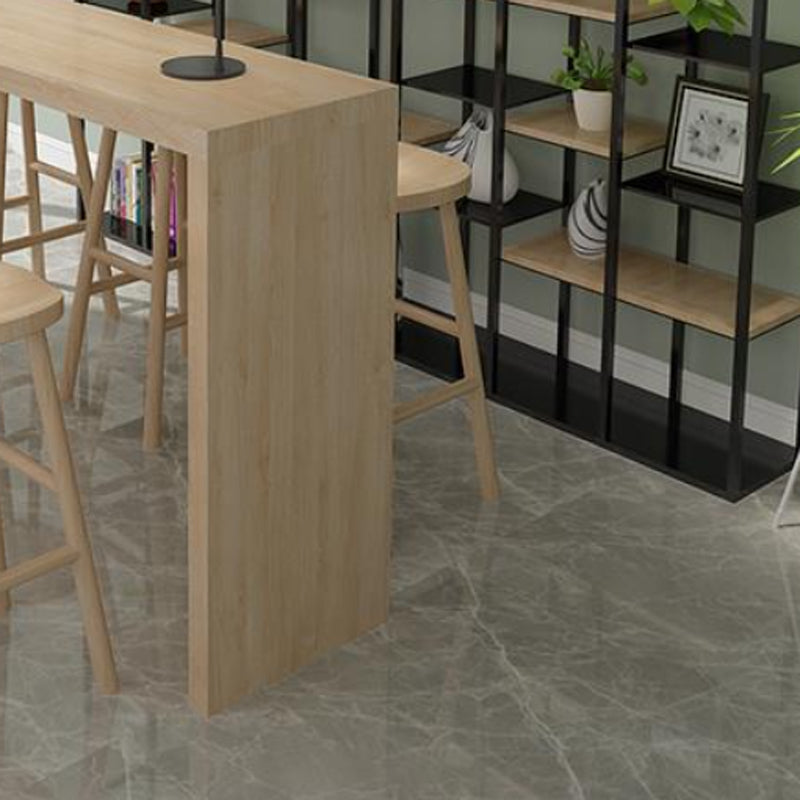 Rectangle Solid Wood Pub Dining Set 1/2/7 Pieces Modern Indoor Pub Table Set