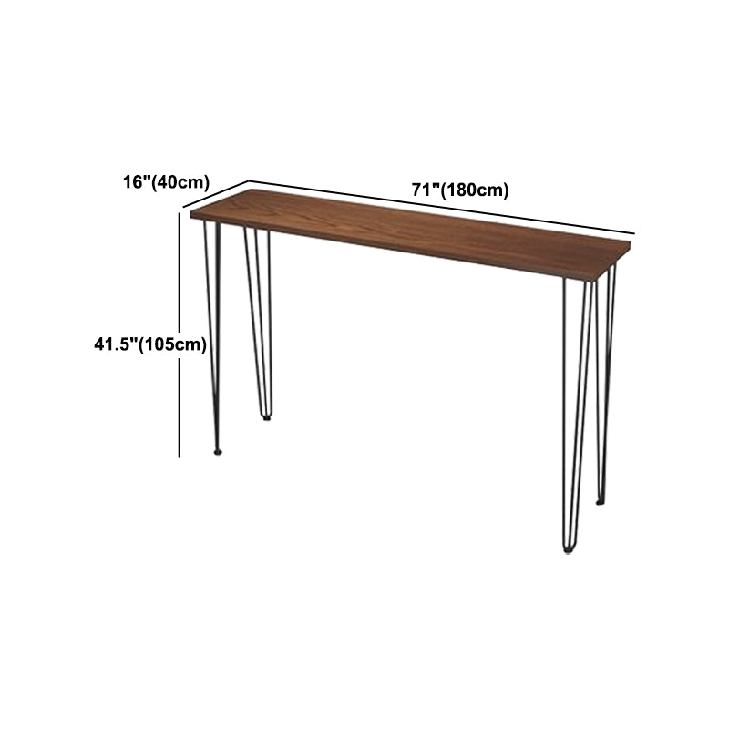 Modern 1/2/3/4 Pieces Wooden Pub Table Set Fixed Table Counter Table for Dining Room