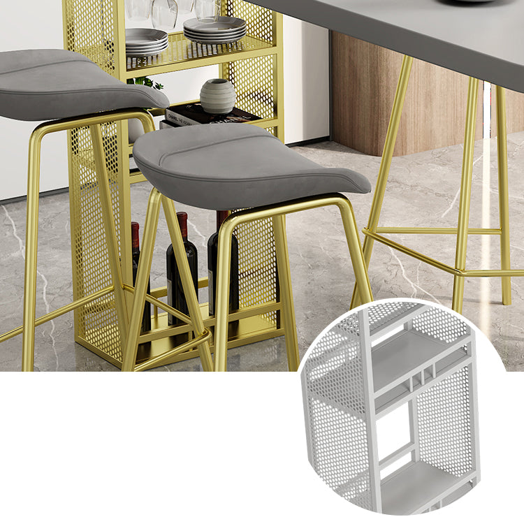 Modern Indoor Bar Table Set Solid Wood 1/2/4/5 Pieces Double Pedestal Bistro Set