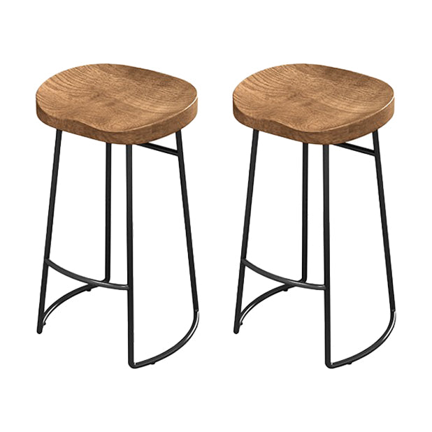 Contemporary Rectangular Bar Table Set 1/2/3 Pcs Solid Wood Bar Table and Stools