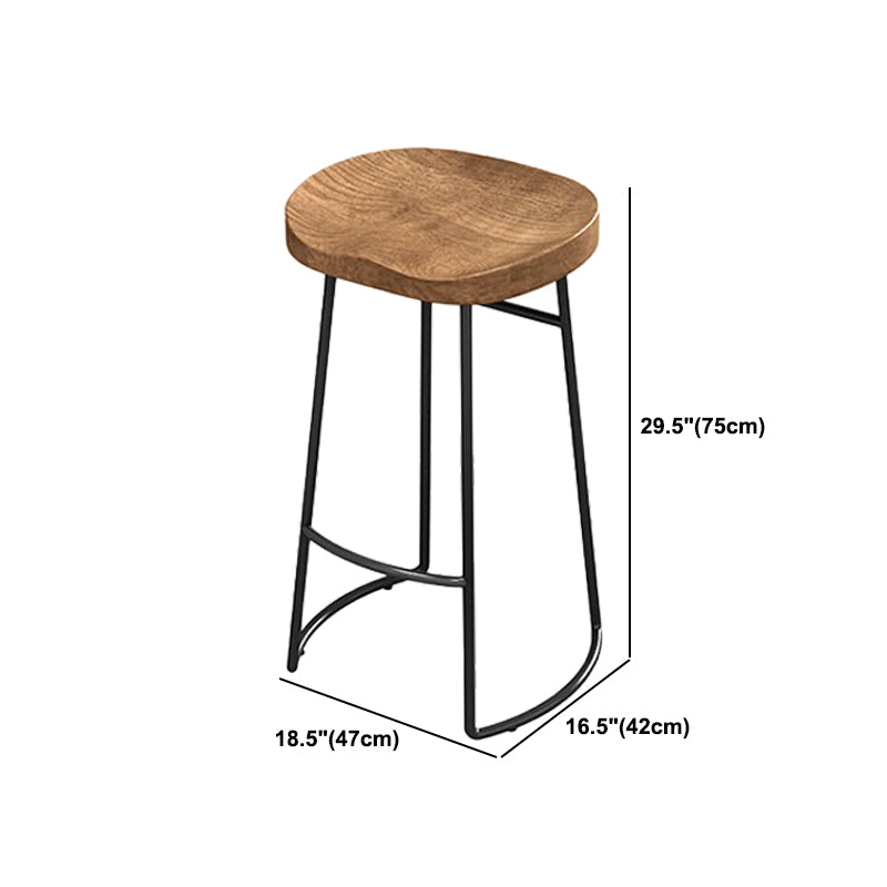 Contemporary Rectangular Bar Table Set 1/2/3 Pcs Solid Wood Bar Table and Stools