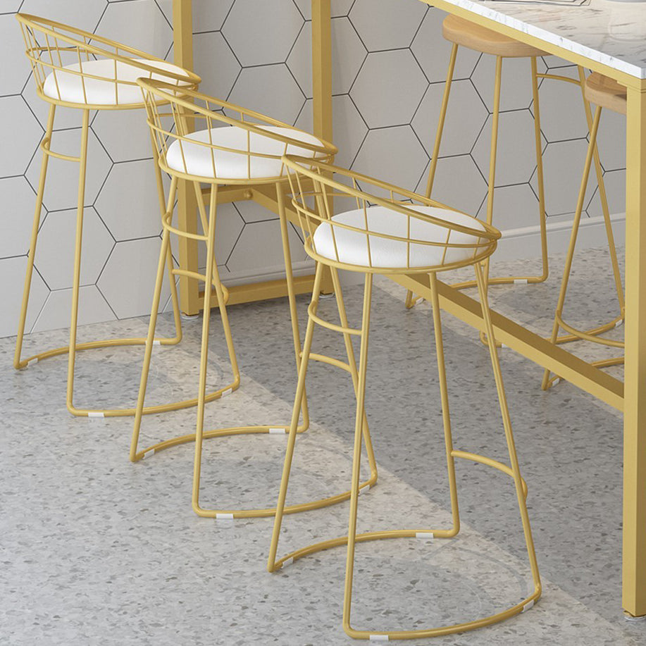 Modern Marble Bar Table Set 1/2/7 Pieces Rectangle White Trestle Table and Stool Set