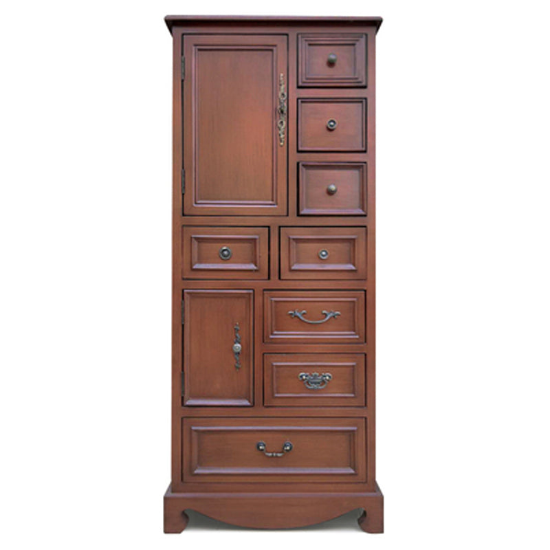 Coastal Storage Chest Solid Wood Dresser with 8/10/12 Drawers