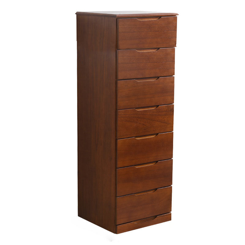 Contemporary Bedroom Storage Chest Wooden Chest with Drawers