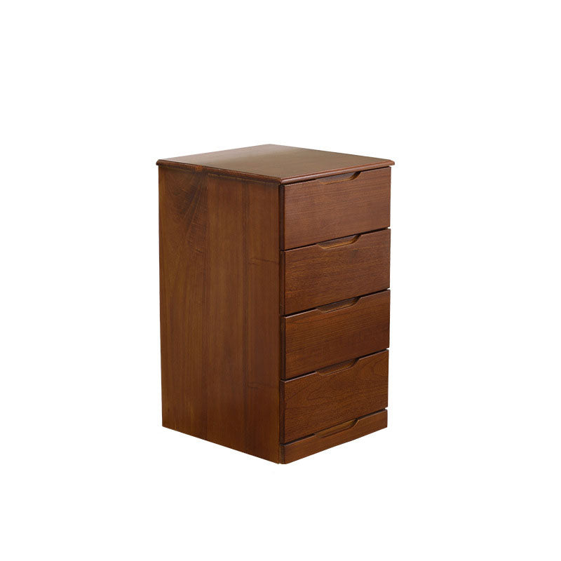 Contemporary Bedroom Storage Chest Wooden Chest with Drawers