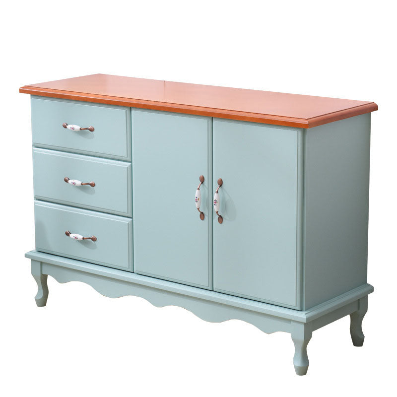 15.6-inch Width Coastal Dresser Solid Wood Storage Chest with 3/6 Drawers