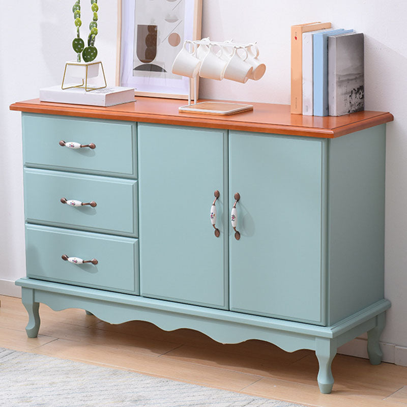 15.6-inch Width Coastal Dresser Solid Wood Storage Chest with 3/6 Drawers