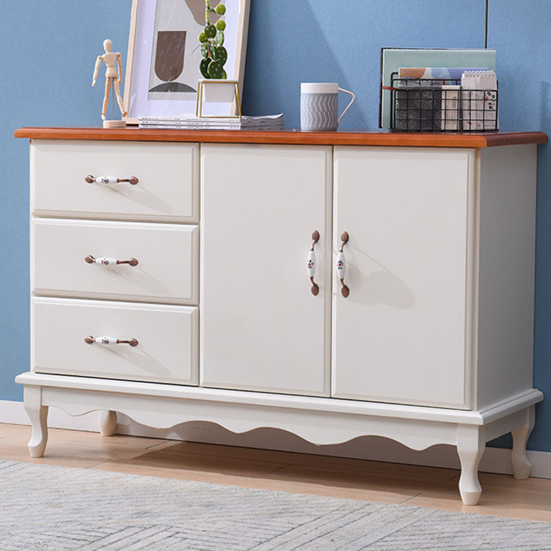 15.6-inch Width Coastal Dresser Solid Wood Storage Chest with 3/6 Drawers