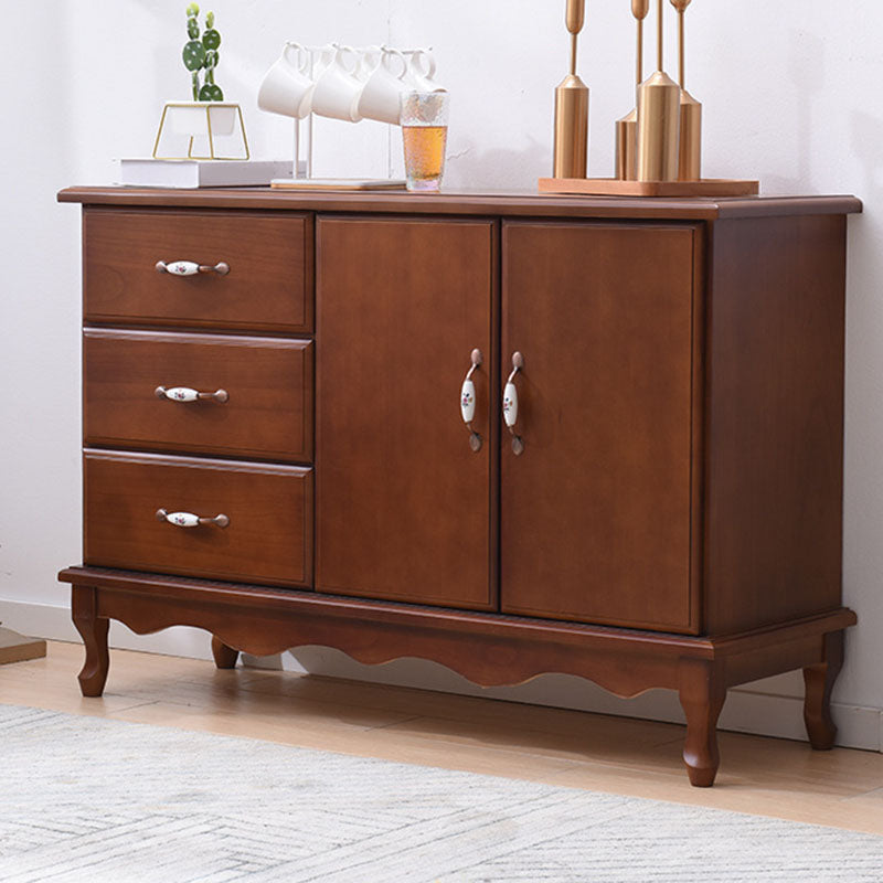 15.6-inch Width Coastal Dresser Solid Wood Storage Chest with 3/6 Drawers