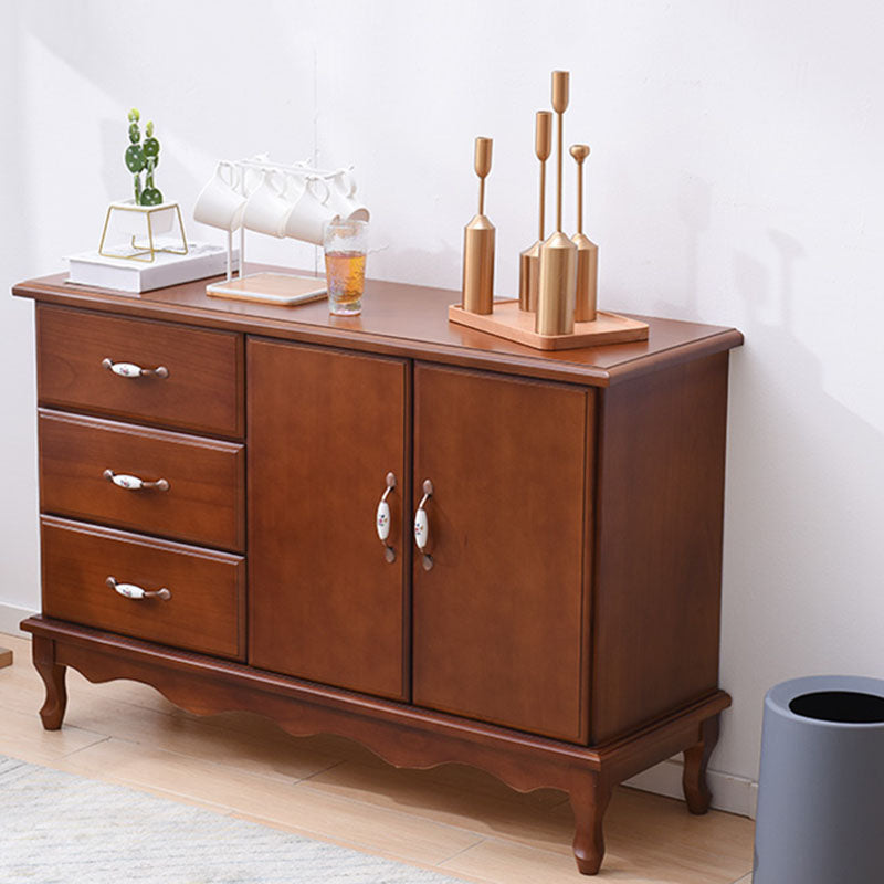 15.6-inch Width Coastal Dresser Solid Wood Storage Chest with 3/6 Drawers