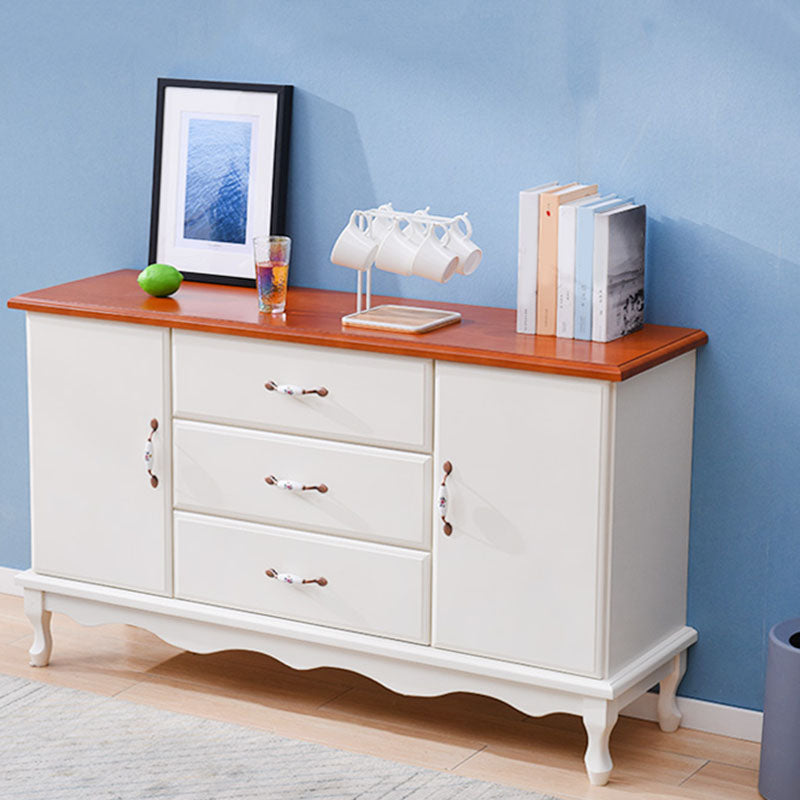 15.6-inch Width Coastal Dresser Solid Wood Storage Chest with 3/6 Drawers