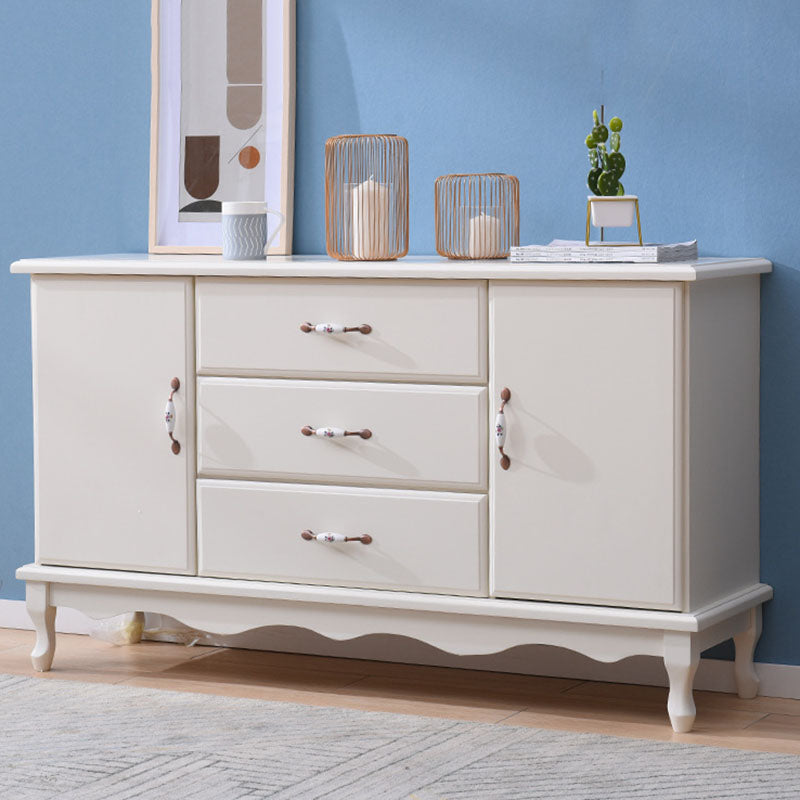 15.6-inch Width Coastal Dresser Solid Wood Storage Chest with 3/6 Drawers