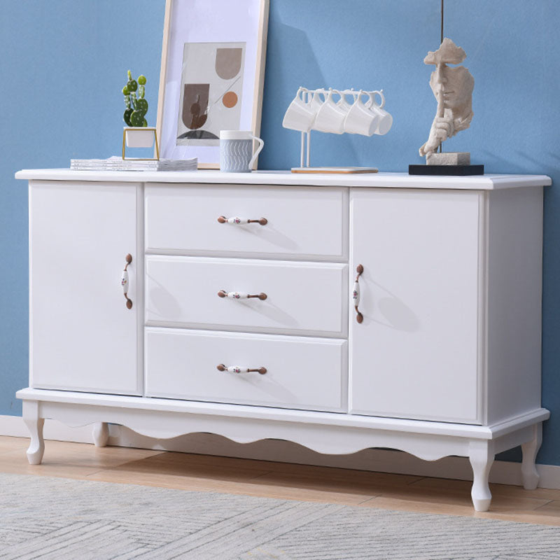 15.6-inch Width Coastal Dresser Solid Wood Storage Chest with 3/6 Drawers