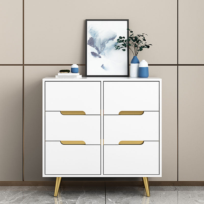 Glam Wooden Chest Bedroom 16" W Storage Chest with 3 Drawers