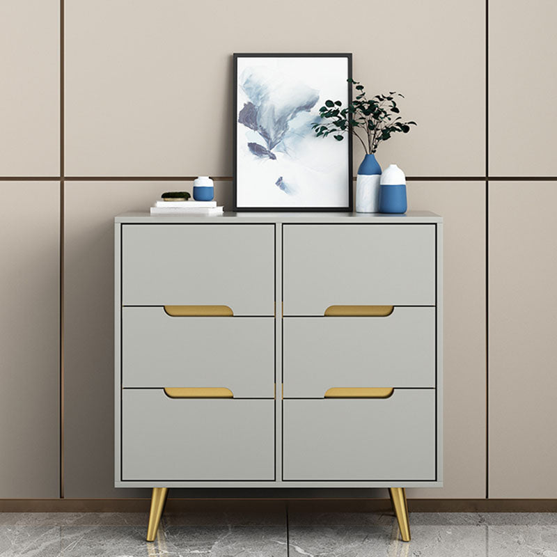 Glam Wooden Chest Bedroom 16" W Storage Chest with 3 Drawers