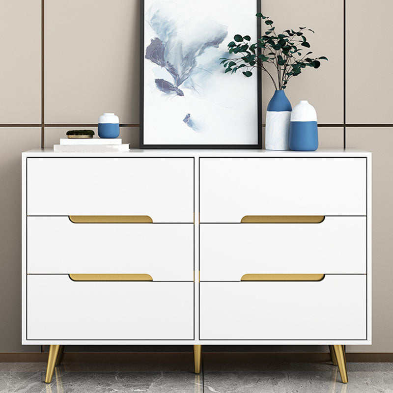 Glam Wooden Chest Bedroom 16" W Storage Chest with 3 Drawers