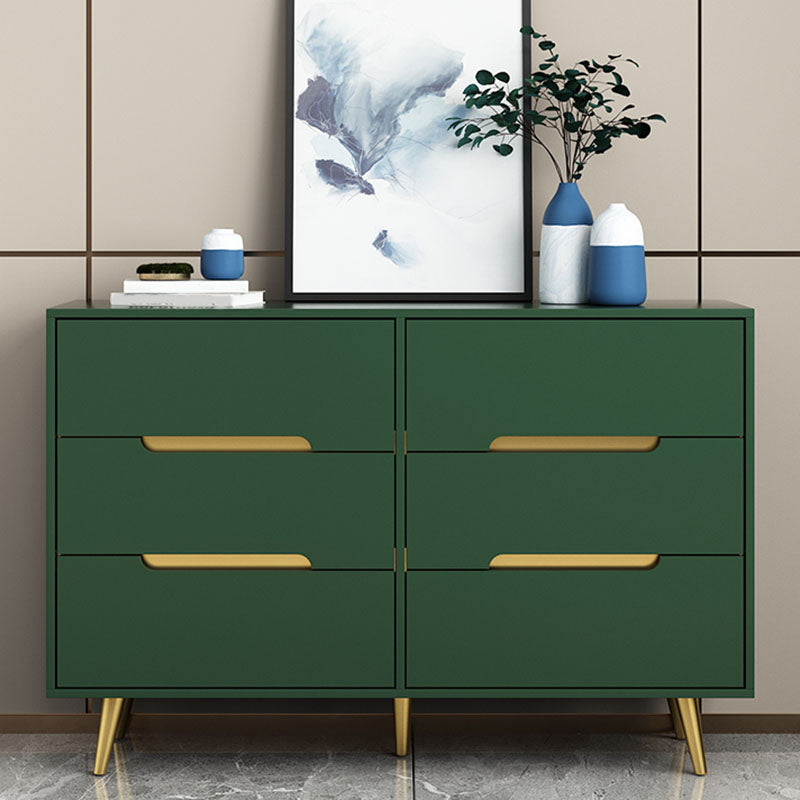 Glam Wooden Chest Bedroom 16" W Storage Chest with 3 Drawers