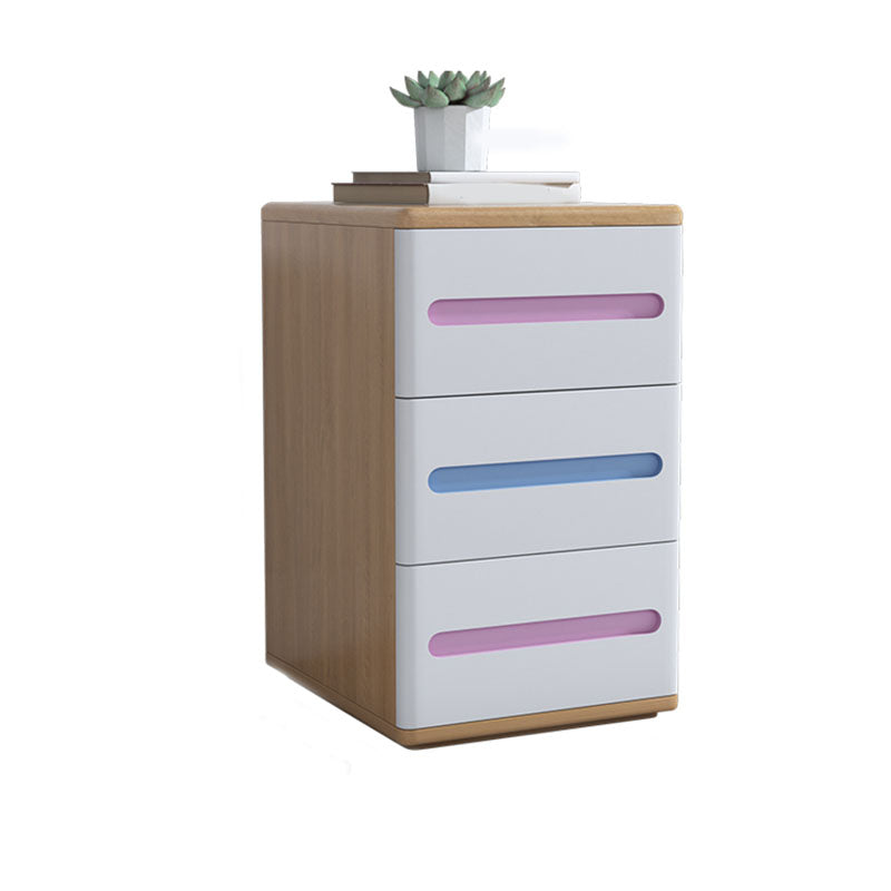 Modern Storage Chest Dresser Solid Wood Dresser with 3 Drawers