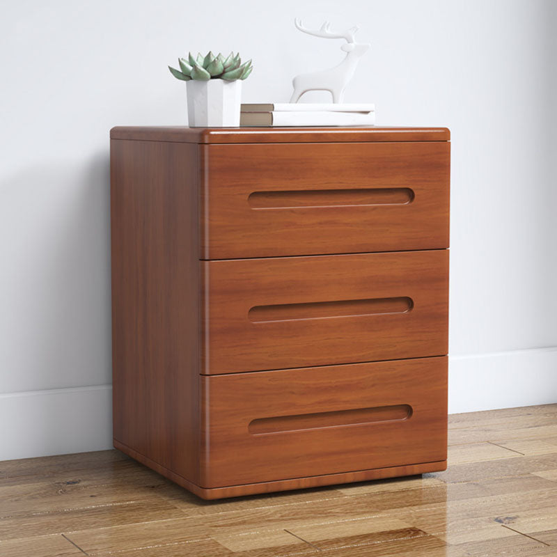 Modern Storage Chest Dresser Solid Wood Dresser with 3 Drawers