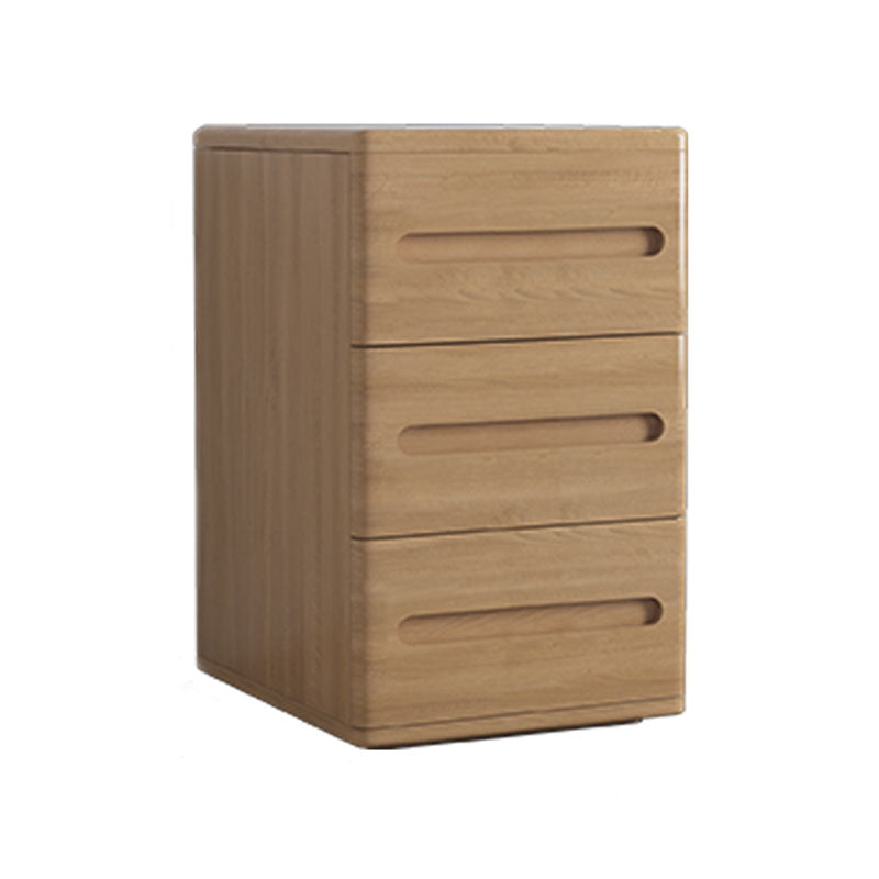 Modern Storage Chest Dresser Solid Wood Dresser with 3 Drawers