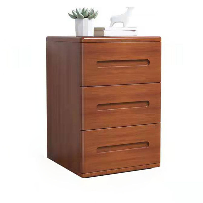 Modern Storage Chest Dresser Solid Wood Dresser with 3 Drawers