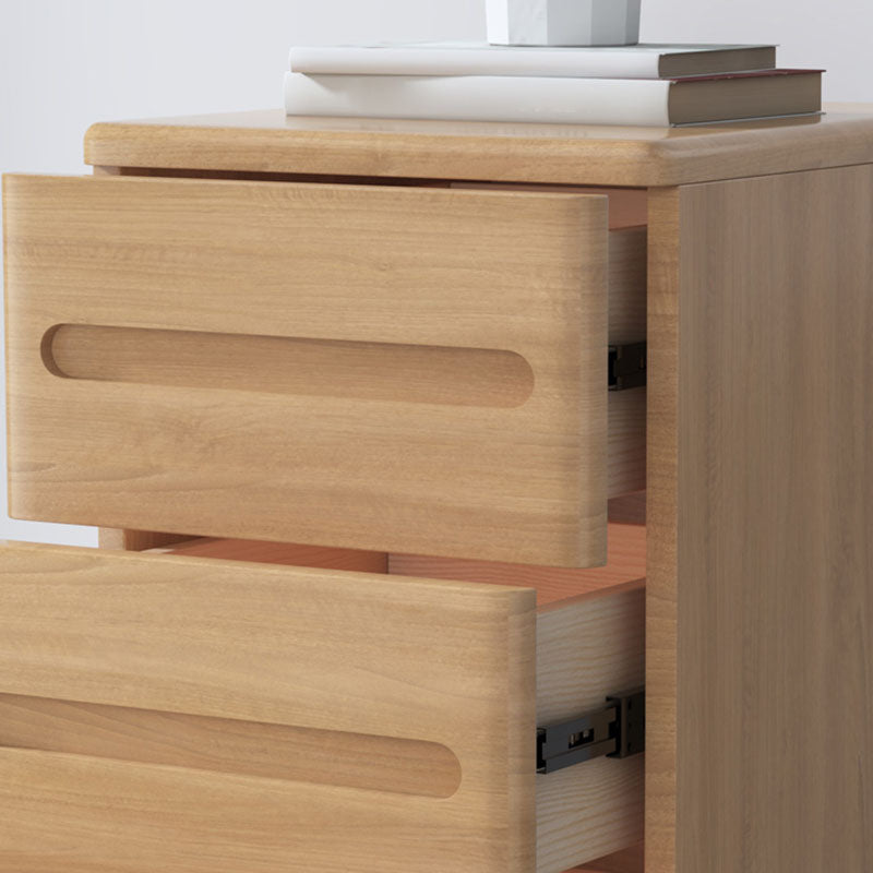 Modern Storage Chest Dresser Solid Wood Dresser with 3 Drawers