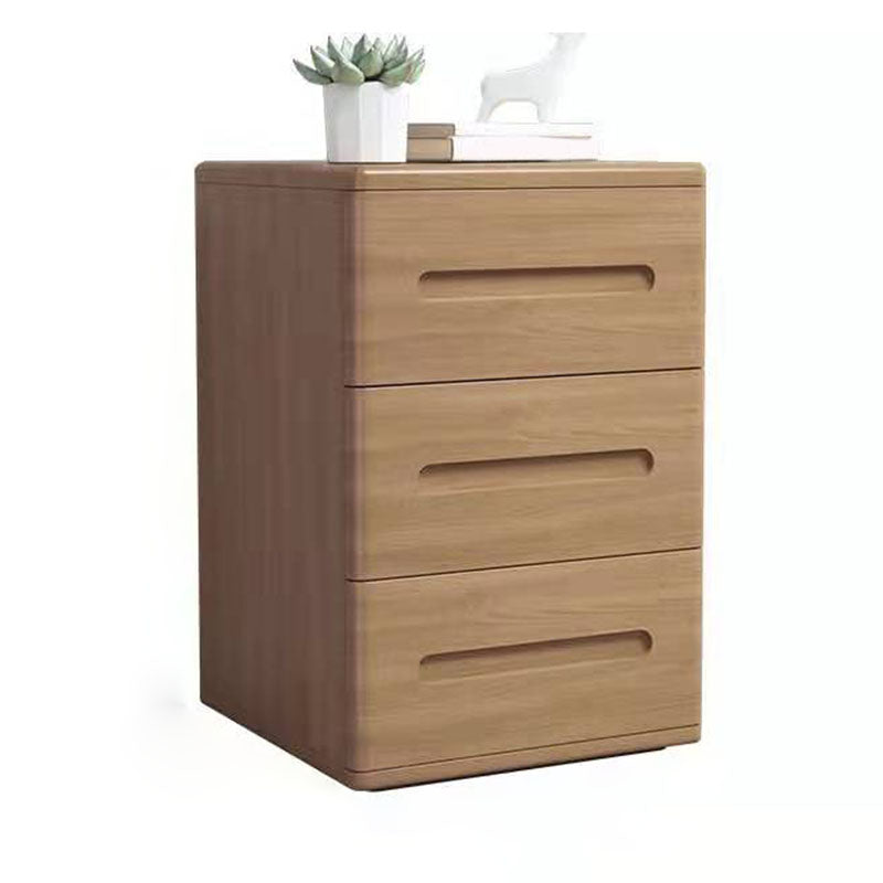 Modern Storage Chest Dresser Solid Wood Dresser with 3 Drawers