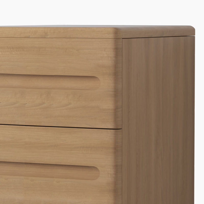 Modern Storage Chest Dresser Solid Wood Dresser with 3 Drawers