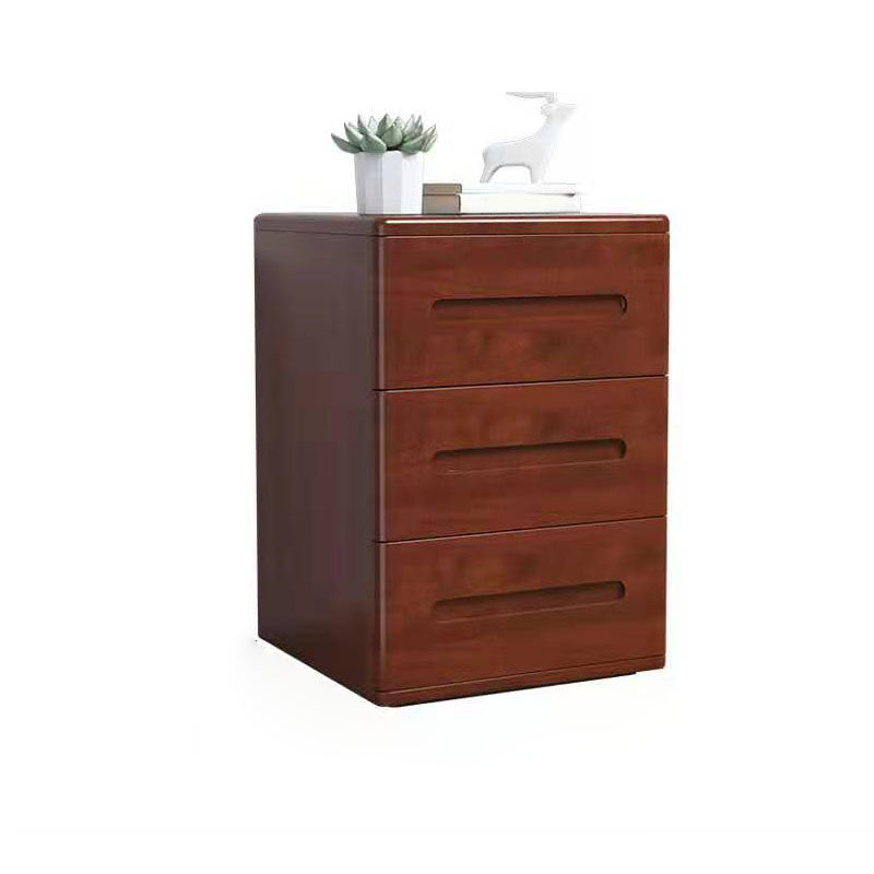 Modern Storage Chest Dresser Solid Wood Dresser with 3 Drawers