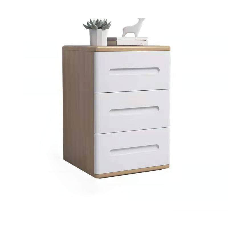 Modern Storage Chest Dresser Solid Wood Dresser with 3 Drawers