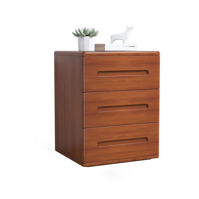 Modern Storage Chest Dresser Solid Wood Dresser with 3 Drawers