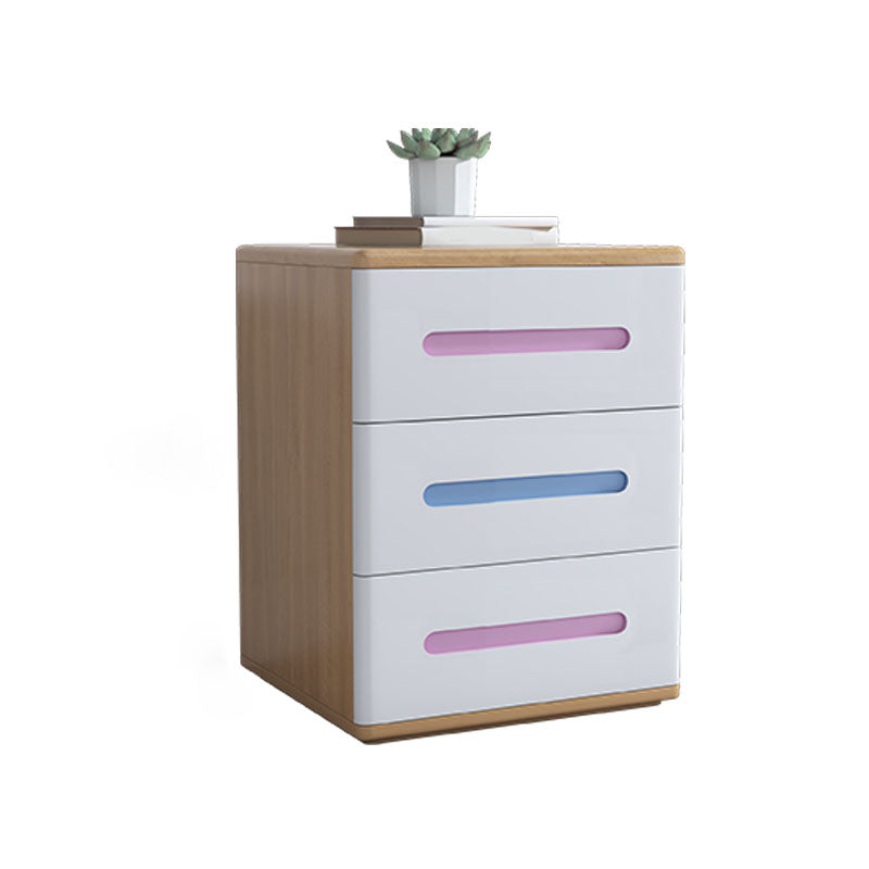 Modern Storage Chest Dresser Solid Wood Dresser with 3 Drawers