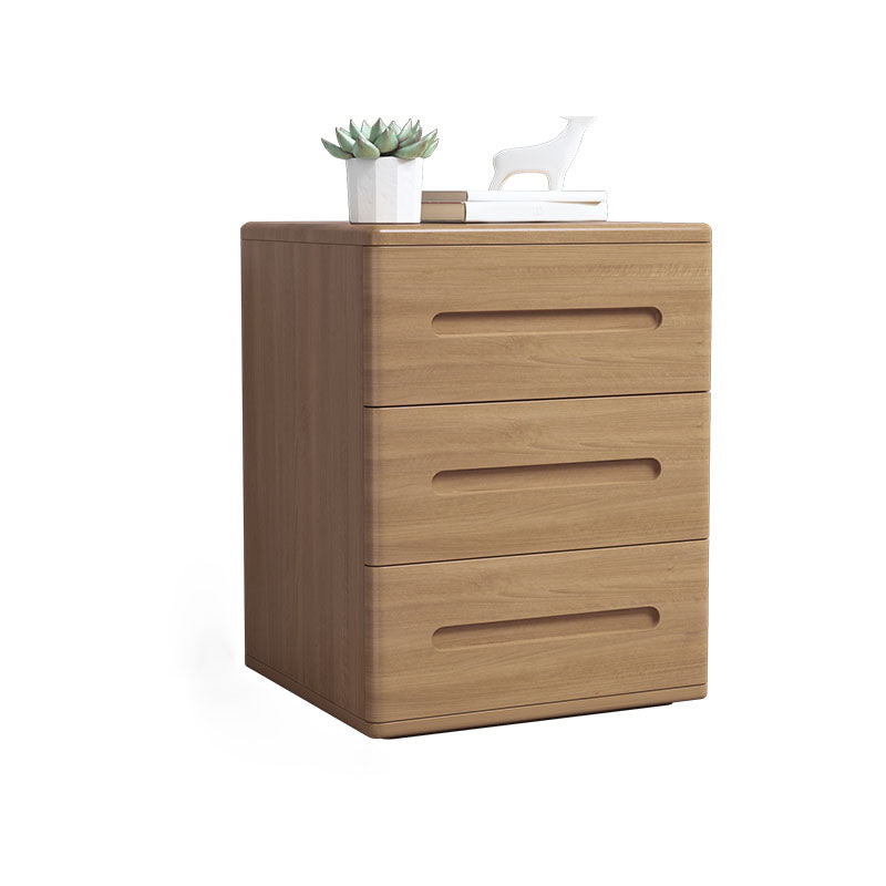 Modern Storage Chest Dresser Solid Wood Dresser with 3 Drawers