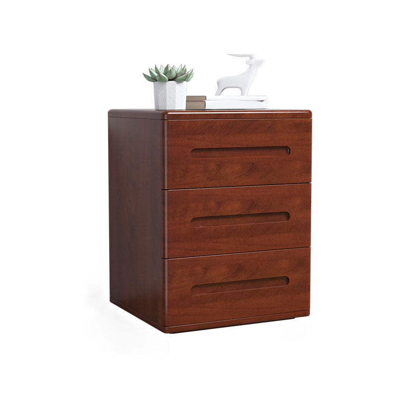 Modern Storage Chest Dresser Solid Wood Dresser with 3 Drawers