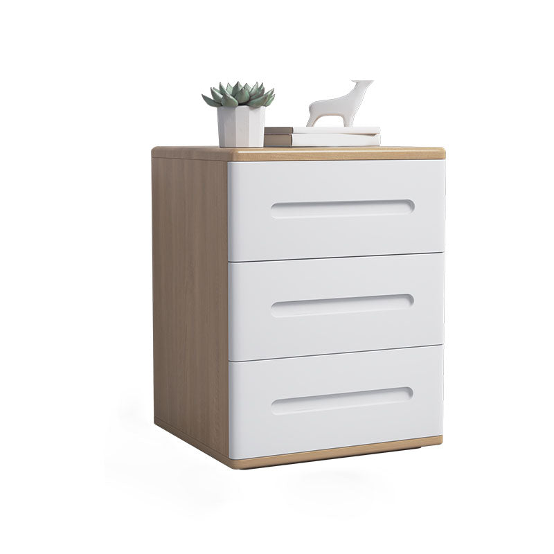 Modern Storage Chest Dresser Solid Wood Dresser with 3 Drawers