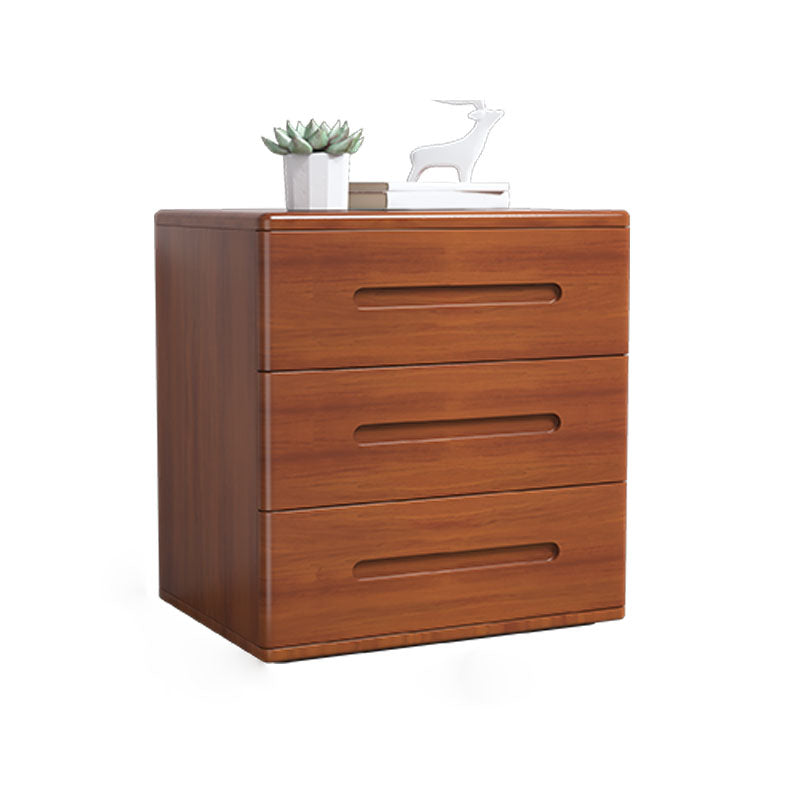Modern Storage Chest Dresser Solid Wood Dresser with 3 Drawers