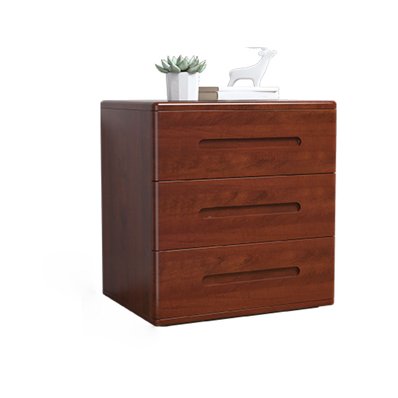 Modern Storage Chest Dresser Solid Wood Dresser with 3 Drawers
