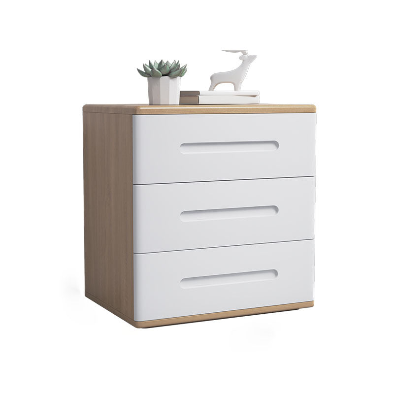 Modern Storage Chest Dresser Solid Wood Dresser with 3 Drawers