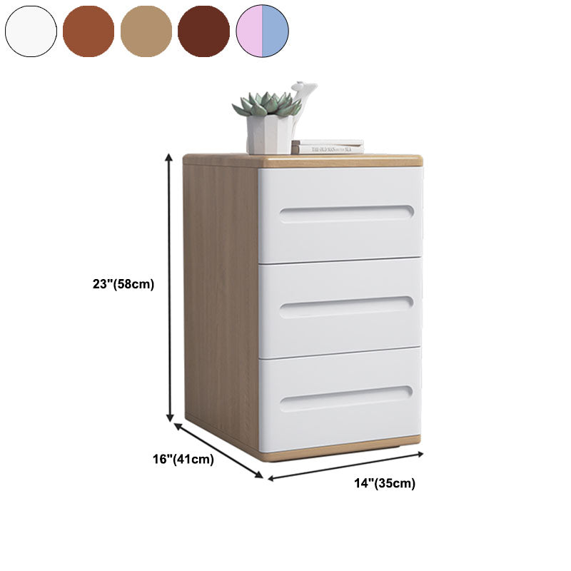 Modern Storage Chest Dresser Solid Wood Dresser with 3 Drawers