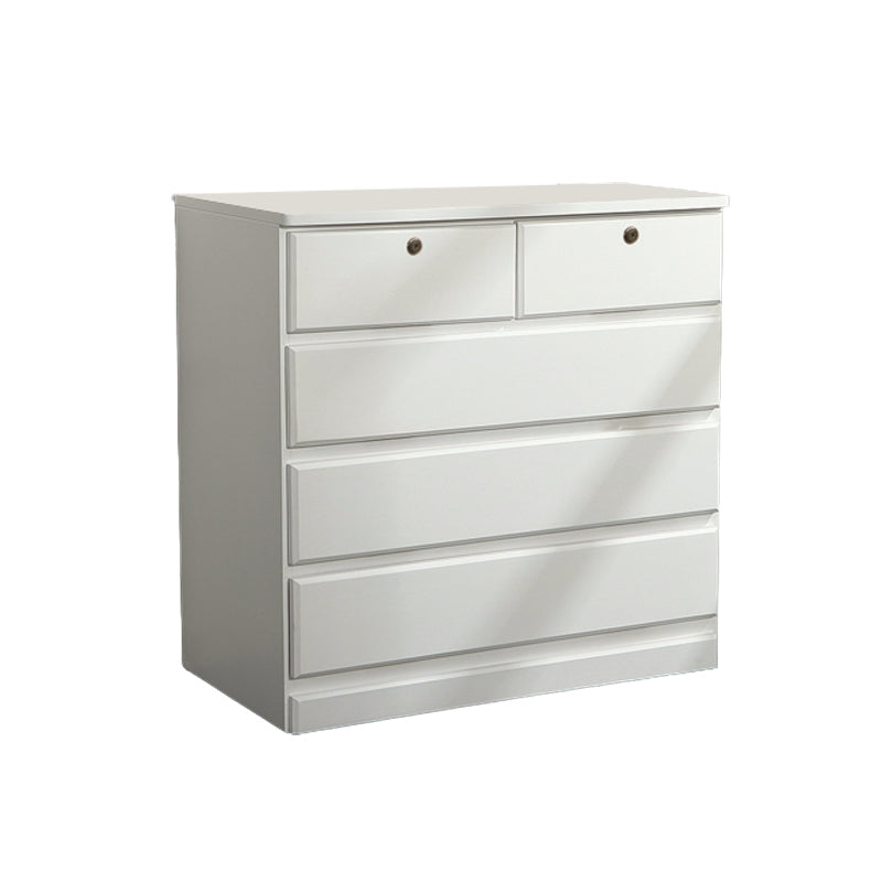 Contemporary Storage Chest Wood Storage Chest Dresser 15.7" W