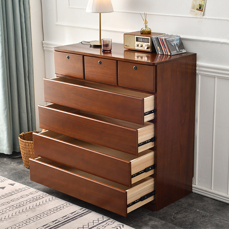 Contemporary Storage Chest Wood Storage Chest Dresser 15.7" W