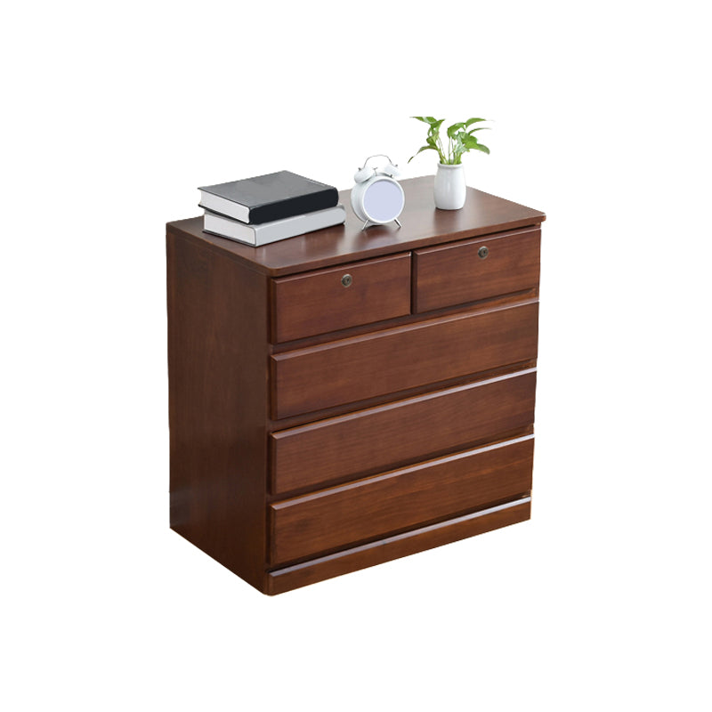 Contemporary Storage Chest Wood Storage Chest Dresser 15.7" W