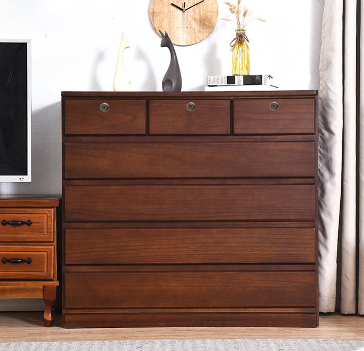 Contemporary Storage Chest Wood Storage Chest Dresser 15.7" W