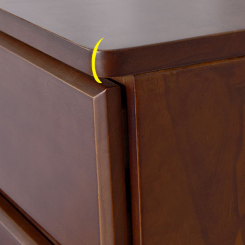 Contemporary Storage Chest Wood Storage Chest Dresser 15.7" W