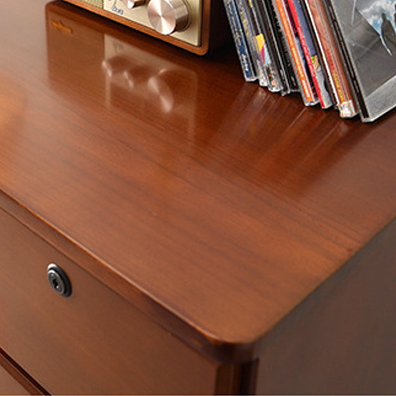 Contemporary Storage Chest Wood Storage Chest Dresser 15.7" W