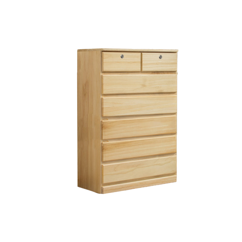 Contemporary Storage Chest Wood Storage Chest Dresser 15.7" W